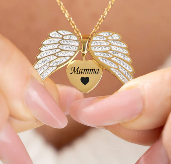 Collana da Donna Personalizzabile con Incisione "ANGELIUM"
