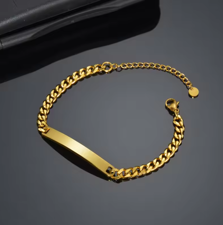 Bracciale da Donna Personalizzabile a Catena Cubana "CUBAELA"