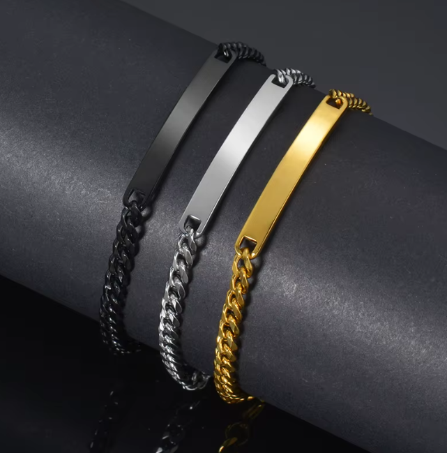 Bracciale da Donna Personalizzabile a Catena Cubana "CUBAELA"