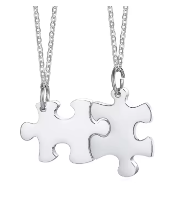 Collana Uomo e Donna Puzzle "DUOPZ"