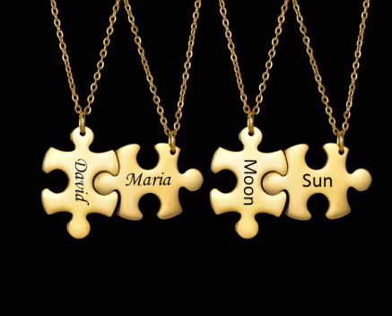 Collana Uomo e Donna Puzzle "DUOPZ"