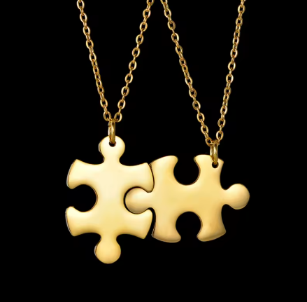 Collana Uomo e Donna Puzzle "DUOPZ"