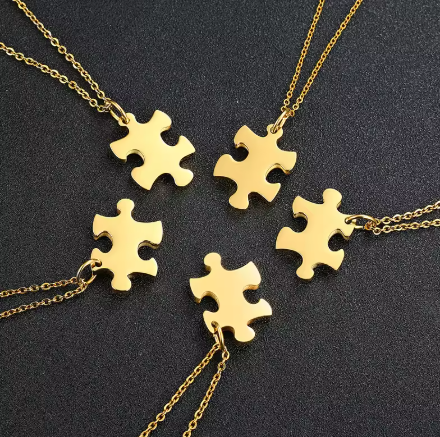 Collana Uomo e Donna Puzzle "DUOPZ"