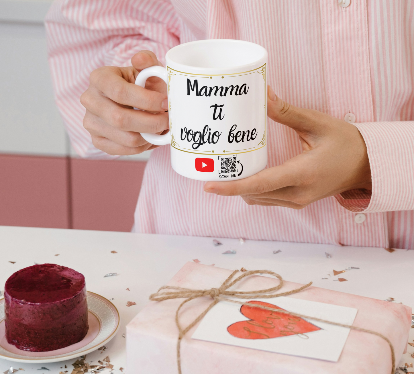 Tazza Personalizzabile con Foto,Dedica e Musica "MUGLOVE"