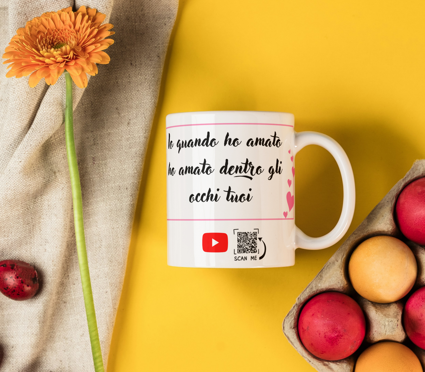 Tazza Personalizzabile con Foto,Dedica e Musica "MUGLOVE"