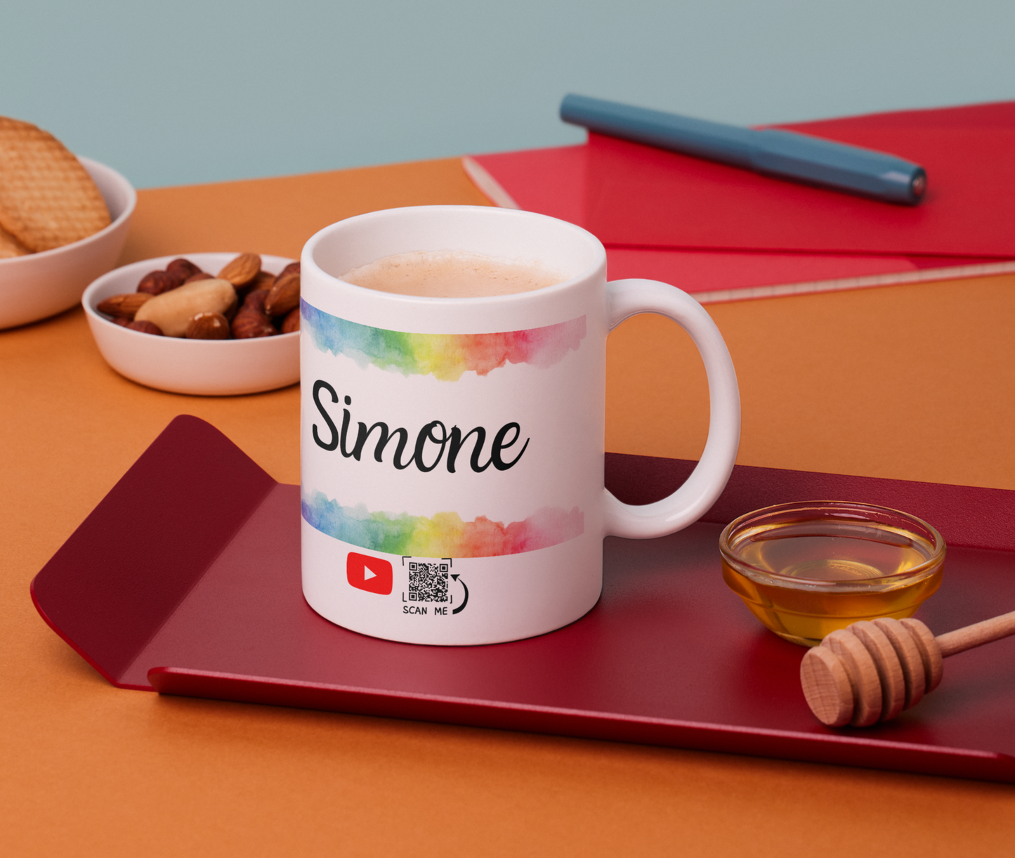 Tazza Personalizzabile con Foto,Dedica e Musica "MUGLOVE"