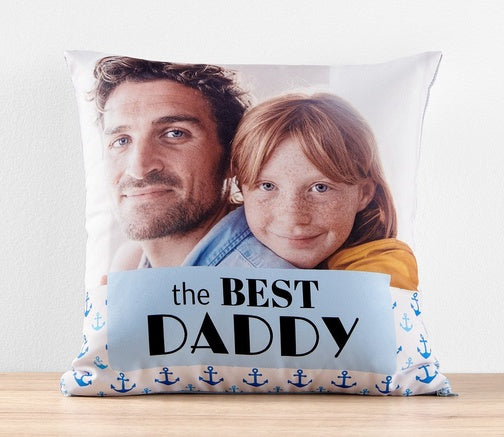 Cuscino Personalizabile con Foto e Dedica "CUSHILOVE"