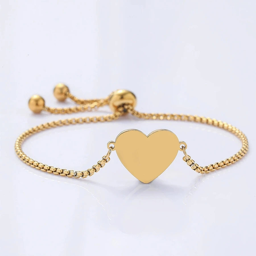Bracciale con Cuore Personalizzabile con Foto e Testo "HEARTSHINE"