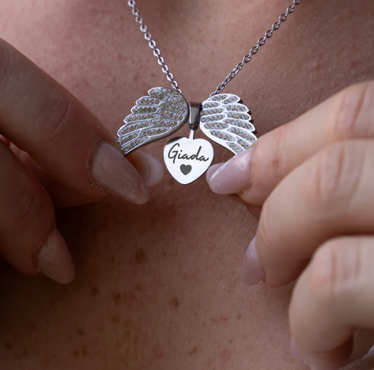 Collana da Donna Personalizzabile con Incisione "ANGELIUM"