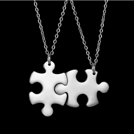 Collana Uomo e Donna Puzzle "DUOPZ"