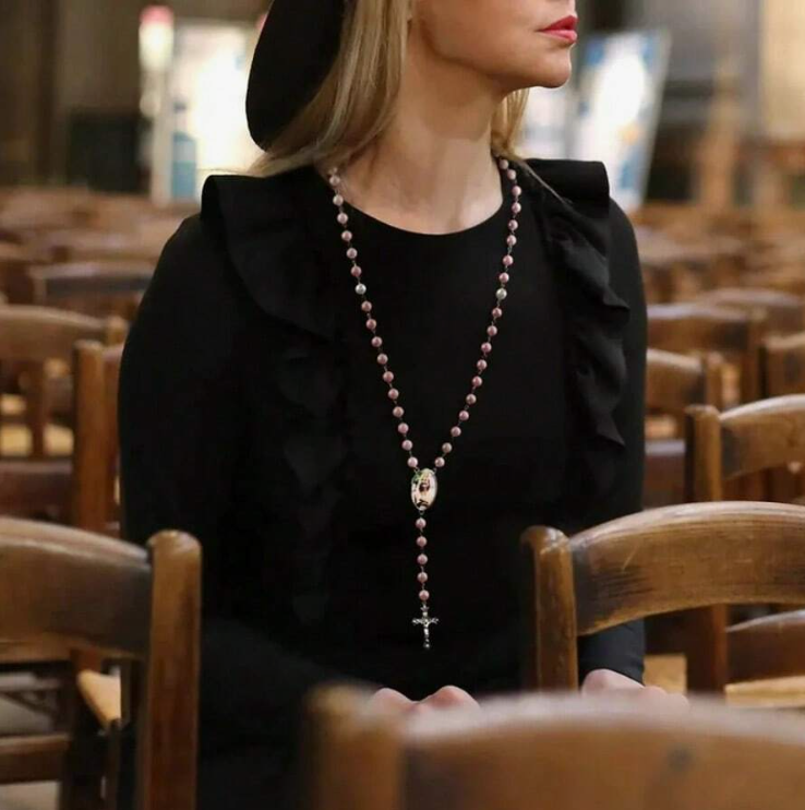 Rosario Personalizzabile con Foto a Colori "FAITHMEMORY"