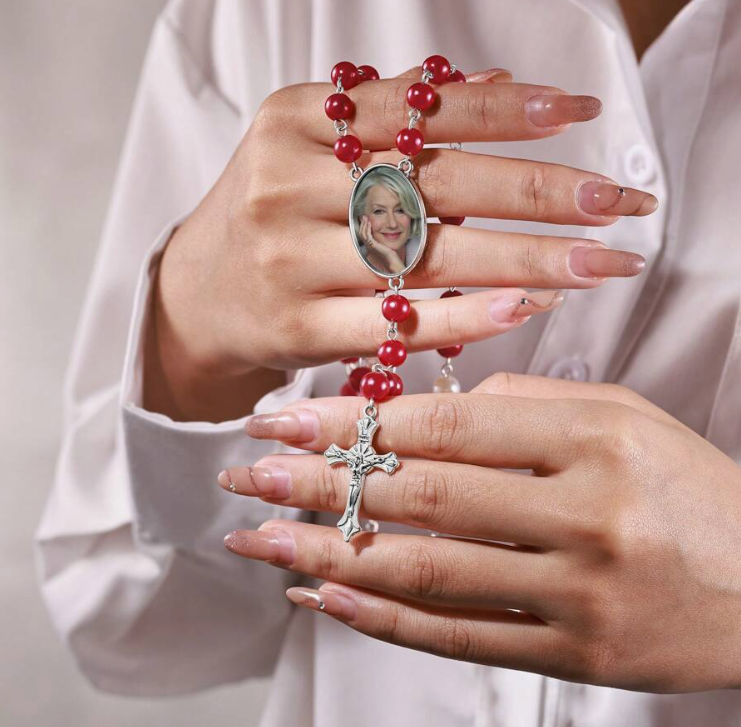 Rosario Personalizzabile con Foto a Colori "FAITHMEMORY"