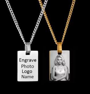 Collana o Portachiavi Personalizzabile Con Testo "MEMORIES"