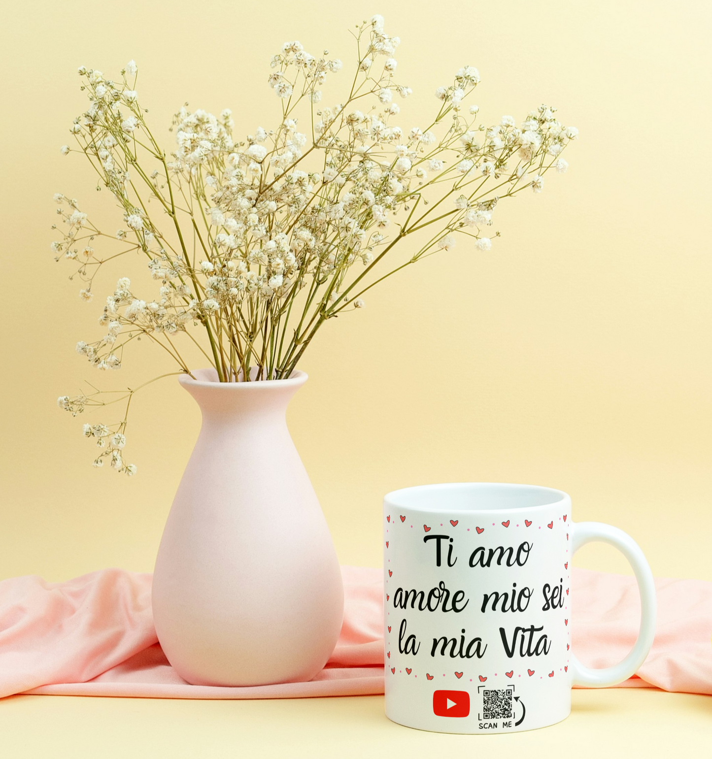Tazza Personalizzabile con Foto,Dedica e Musica "MUGLOVE"