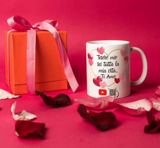 Tazza Personalizzabile con Foto,Dedica e Musica "MUGLOVE"