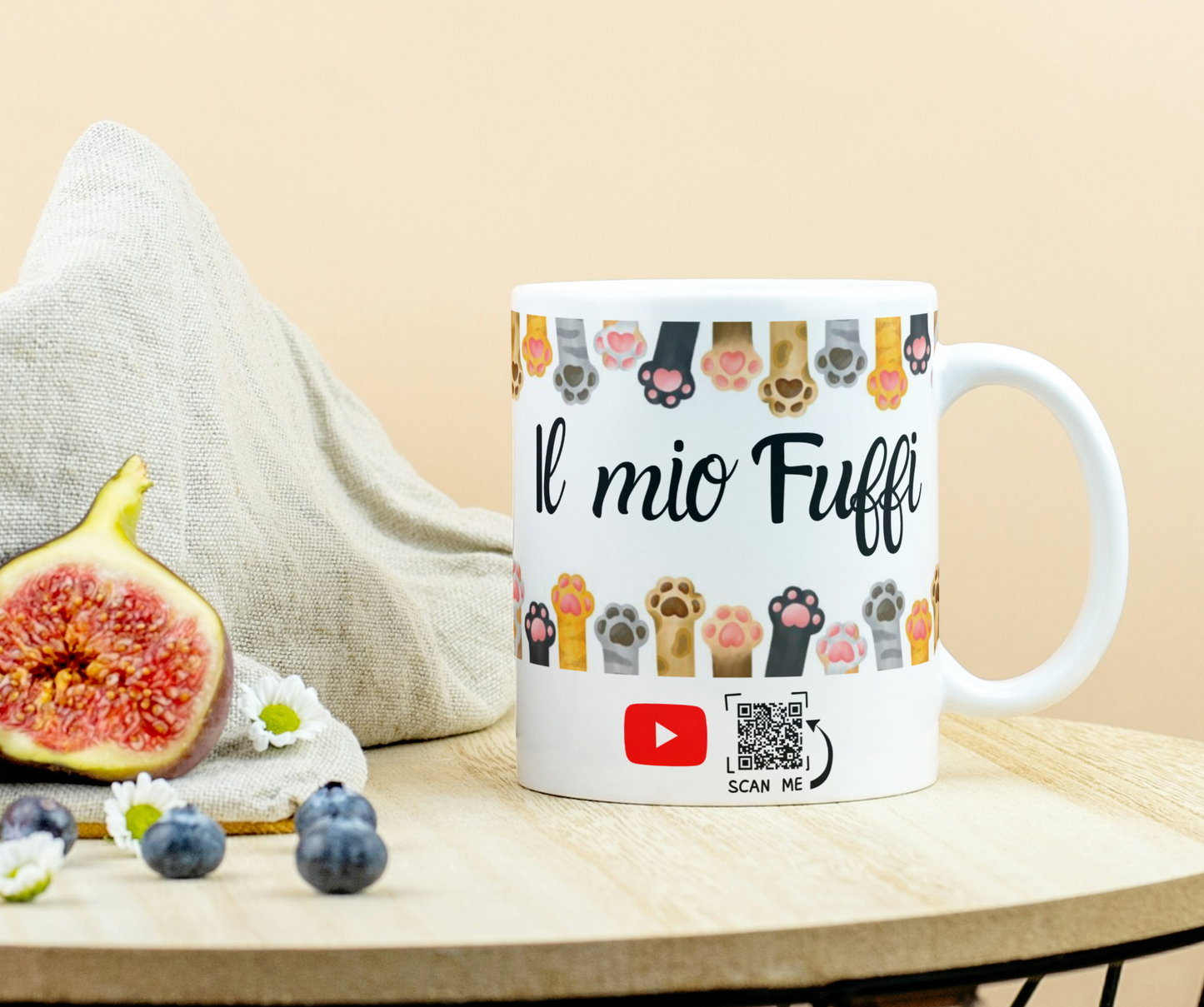 Tazza Personalizzabile con Foto,Dedica e Musica "MUGLOVE"