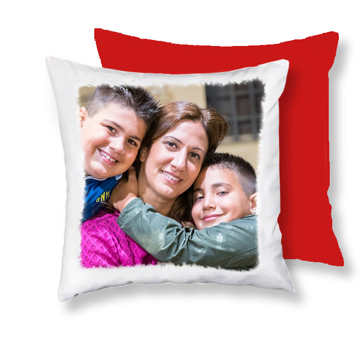 Cuscino Personalizabile con Foto e Dedica "CUSHILOVE"