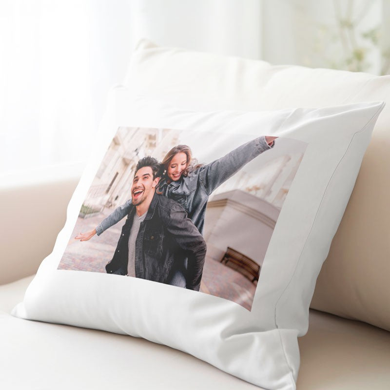 Cuscino Personalizabile con Foto e Dedica "CUSHILOVE"