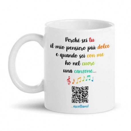 Tazza Personalizzabile con Foto,Dedica e Musica "MUGLOVE"